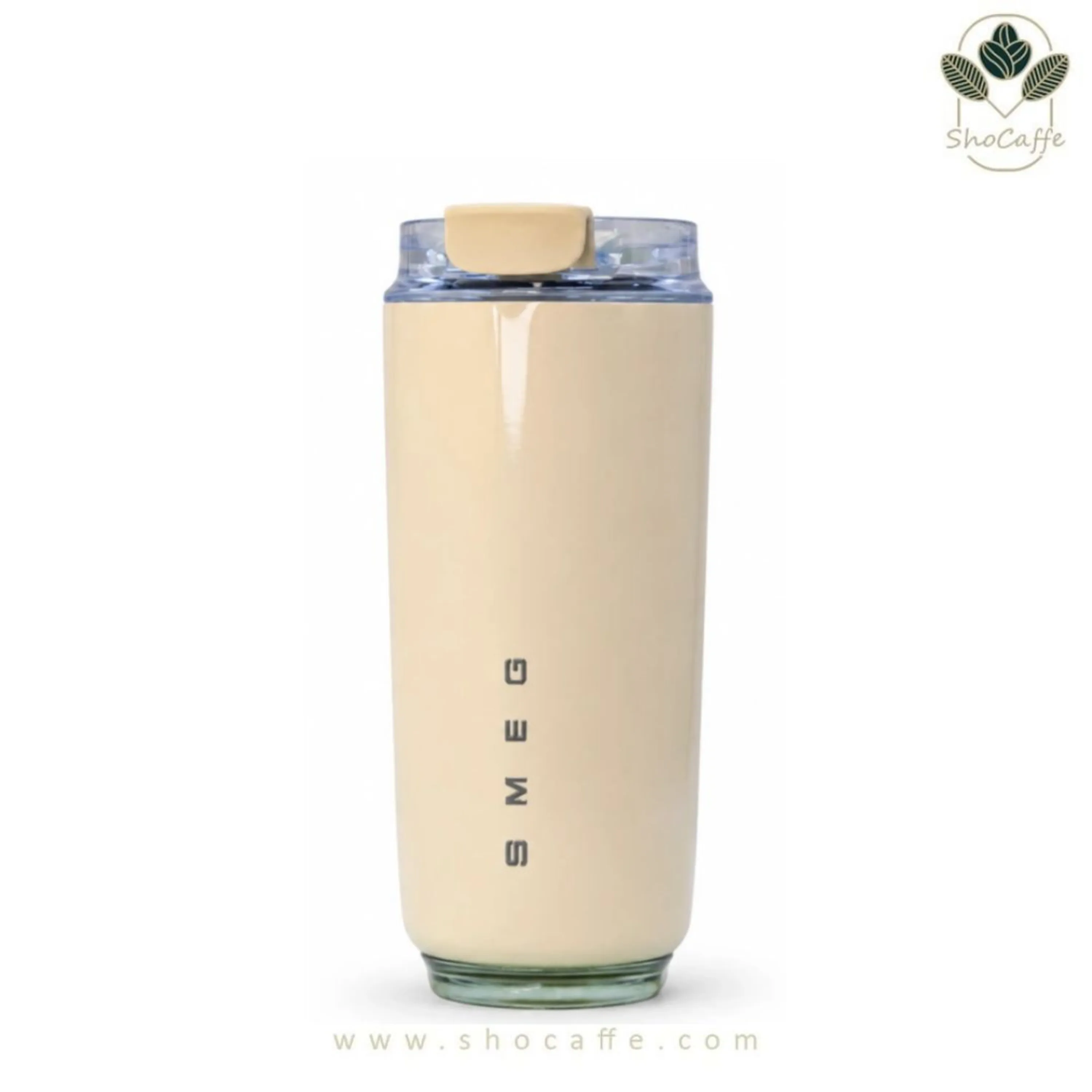 تراول ماگ اسمگ صورتی مدل Smeg-548 گنجایش 480 میلی لیتر-سایز بزرگ